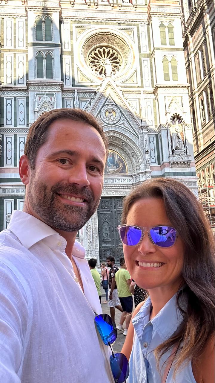 Pamela and Garry in Italy